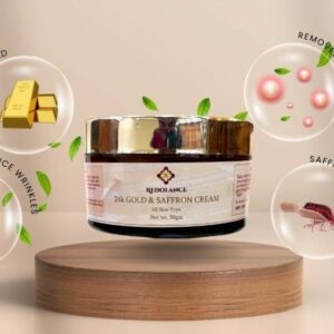 24k Gold and Saffron Cream