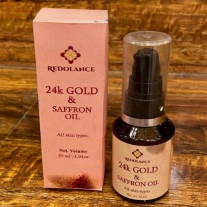 24k Gold and Saffron Oil